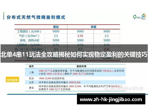 北单4串11玩法全攻略揭秘如何实现稳定盈利的关键技巧
