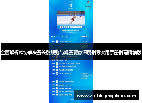 全面解析欧协联决赛关键规则与观赛要点深度指导实用手册指南精编版